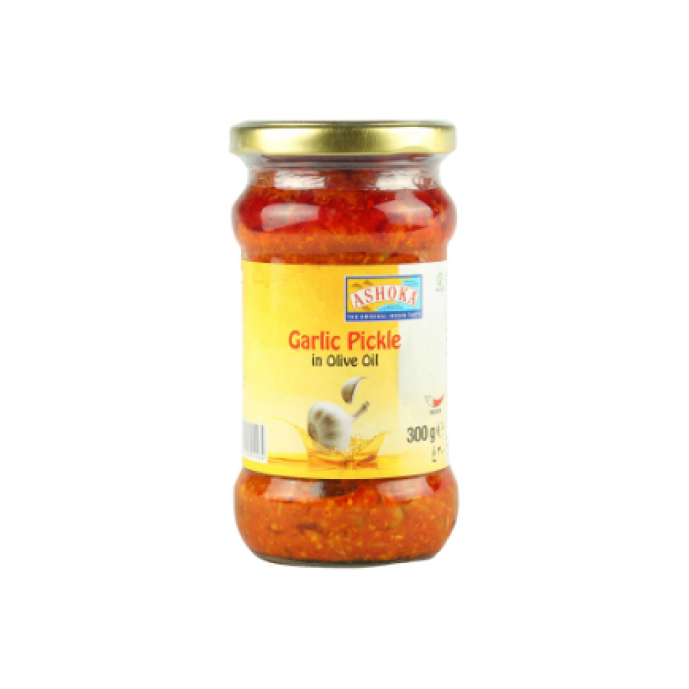 ASHOKA GARLIC PICKLE IN OLIVE OIL 6X300 GM