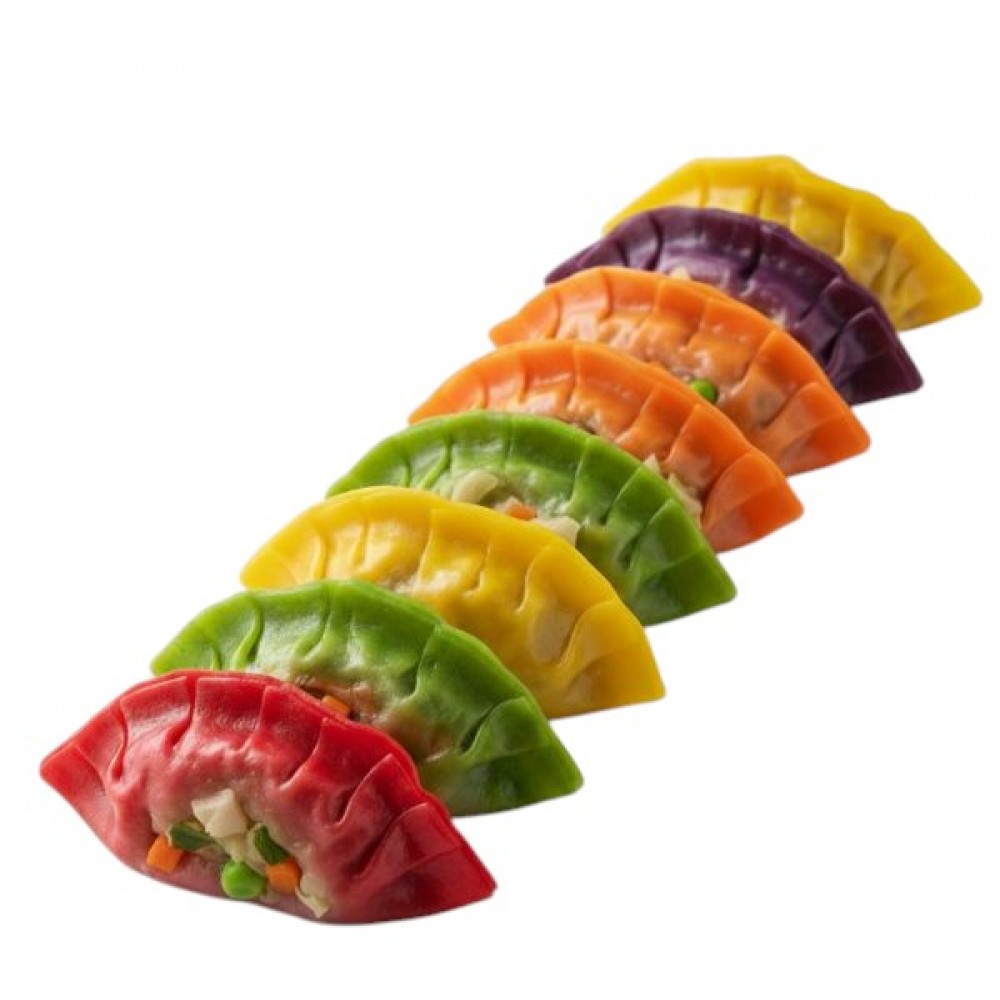 RAINBOW DUMPLING CHICKEN WITH NATURAL INGREDIENTS 25 GM X 50 PCS