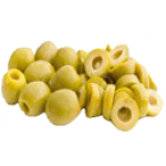 SLICED GREEN OLIVES 4 X 2.5 KG
